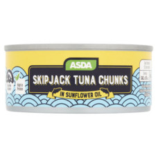 ASDA Skipjack Tuna Chunks in Sunflower Oil 145g