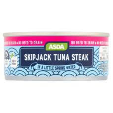 ASDA Skipjack Tuna Steaks in A Little Spring Water