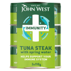 John West IMMUNITY No Drain Tuna Steak with Springwater