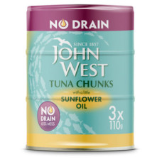 John West Tuna Chunks with a Little Sunflower Oil
