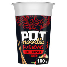 Pot Noodle Fusions Chilli Chicken Instant Snack Noodle