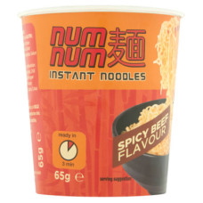 Num Num Instant Noodles Spicy Beef Flavour