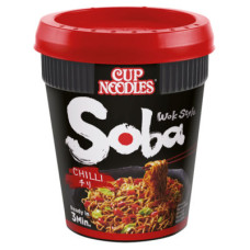 Nissin Soba Chilli Instant Wok Style Noodles Pot