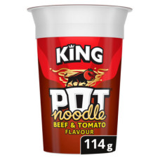 Pot Noodle King Beef & Tomato Noodle