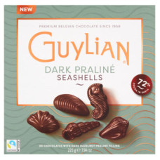 Guylian 20 Chocolates with Dark Hazelnut Praliné Filling Seashells