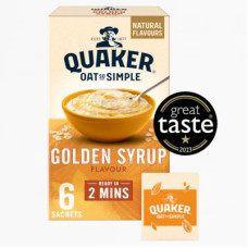 Quaker Golden Syrup Porridge Sachets 6 x 36g
