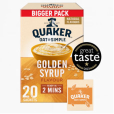 Quaker Oat So Simple Golden Syrup Family Pack Porridge Sachets