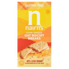 Nairn's Gluten Free Biscuit Breaks Oats & Stem Ginger