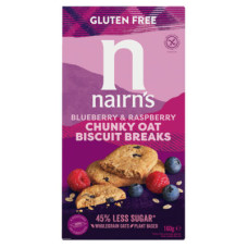 Nairn's Gluten Free Biscuit Breaks Chunky Oats, Blueberry & Raspberry