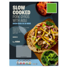 ASDA Slow Cooked Pork Gyros with Aioli 480g