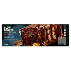 ASDA Slow Cooked Sweet BBQ Pork Rack of Ribs 600g