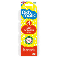 Dishmatic Non Scratch Scourer Refill 4 Pack