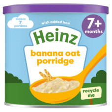 Heinz Banana Oat Porridge Baby Food 7+ Months