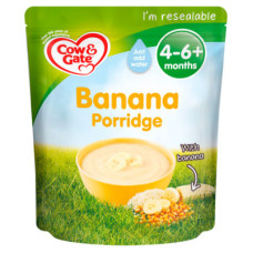 Cow & Gate Banana Porridge Baby Cereal 4-6+ Months