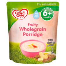 Cow & Gate Fruity Wholegrain Porridge Baby Cereal 6+ Months