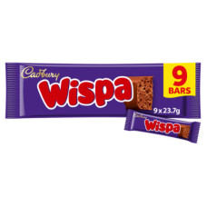 Cadbury Wispa Chocolate Bars 9 Pack