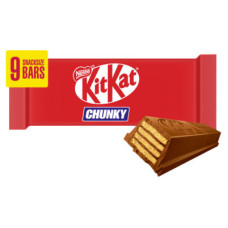 Kit Kat Chunky Milk Chocolate Bar Multipack 32g 9 Pack