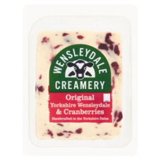 Wensleydale Creamery Wensleydale with Cranberries