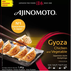 Ajinomoto Japanese Style Chicken & Vegetable Gyoza, 70 Peices (1.4kg)  FROZEN