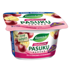 Gamtos - Layered Buttermilk Curd with Cherry and Banana 130g