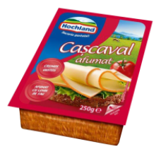 Hochland - Cheddar Smoked Cheese / Cascaval Bloc Afumat 250g