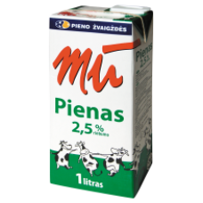Mu - Milk 2.5% Fat 1L