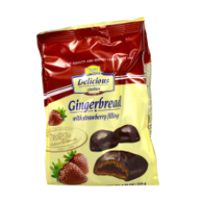 Tago - Gingerbread with Strawberry Filling 160g