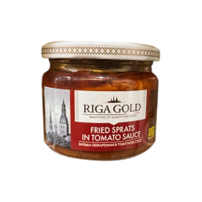 Gamma-A - Fried Sprats in Tomato Sauce in a Jar/Glass 280g