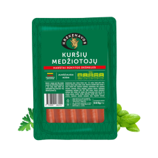 Krekenavos - Kursiu Medziotoju Hot Smoked Hunters Sausages 600g