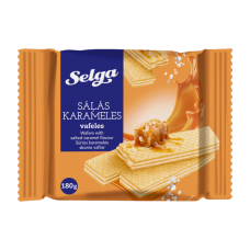 Selga - Wafers Salted Caramel Flavour 180g