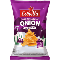 Estrella - Crinkle Cut Potato Chips with Caramelized Onions 200g