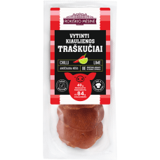 Rokiskio Mesine - Dried Pork Chips Chilli and Lime 40g