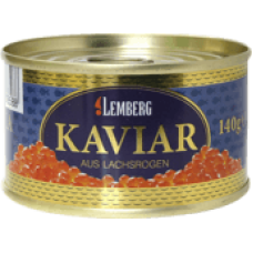 Lemberg - Pink Salmon Red Caviar Alaska Gold 140g Can