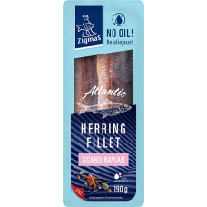 Zigmas - Scandinavian Herring FIllet No Oil 190g