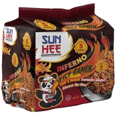 Sun Hee - Inferno Ramen Noodles Family Pack 5x140g