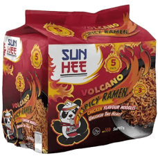 Sun Hee - Volcano Ramen Noodles Family Pack 5x140g