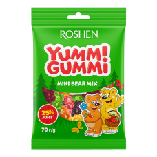 Roshen - Yummi Gummi Mini Bear Mix 70g