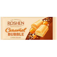 Roshen - Aerated Caramel White Chocolate 80g