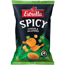 Estrella - Cheese and Jalapeno Chips 115g