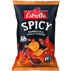 Estrella - Chips Spicy BBQ Taste 115g