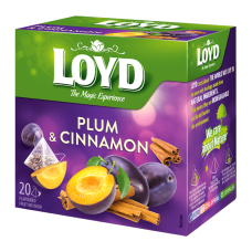 Loyd - Pyramids Fruits Tea Plum and Cinnamon 20x2g
