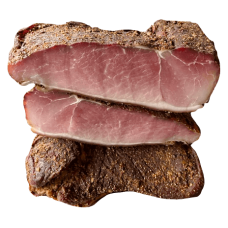 Joniskio Mesa - Kaimiskas Pork Ham Cold Smoked kg (~500g)