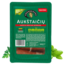 Krekenavos - Aukstaiciu Hot Smoked Pork Sausages 500g