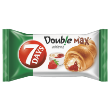 7 Days - 7D Croissant Double Max Vanilla and Strawberry 80g