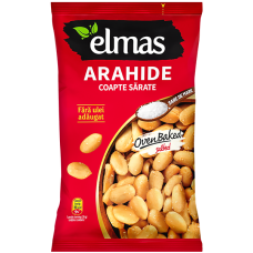 Elmas - Salted, Roasted & Peeled Peanuts / Arahide Coapte si Sarate 140g