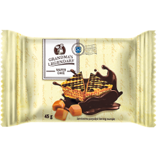 Grandma s Legendary - Wafers with Caramel Filling and Chocolate Glaze 45g
