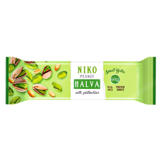 Niko - Peanut Halva Bar with Pistachios 60g