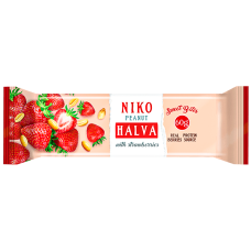 Niko - Peanut Halva Bar with Strawberries 60g