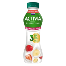 Activia - Strawberry Banana Yoghurt Drink 280g