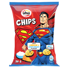 OHO - Smart Snacks with Cheese and Sourcream Flavour 50g
